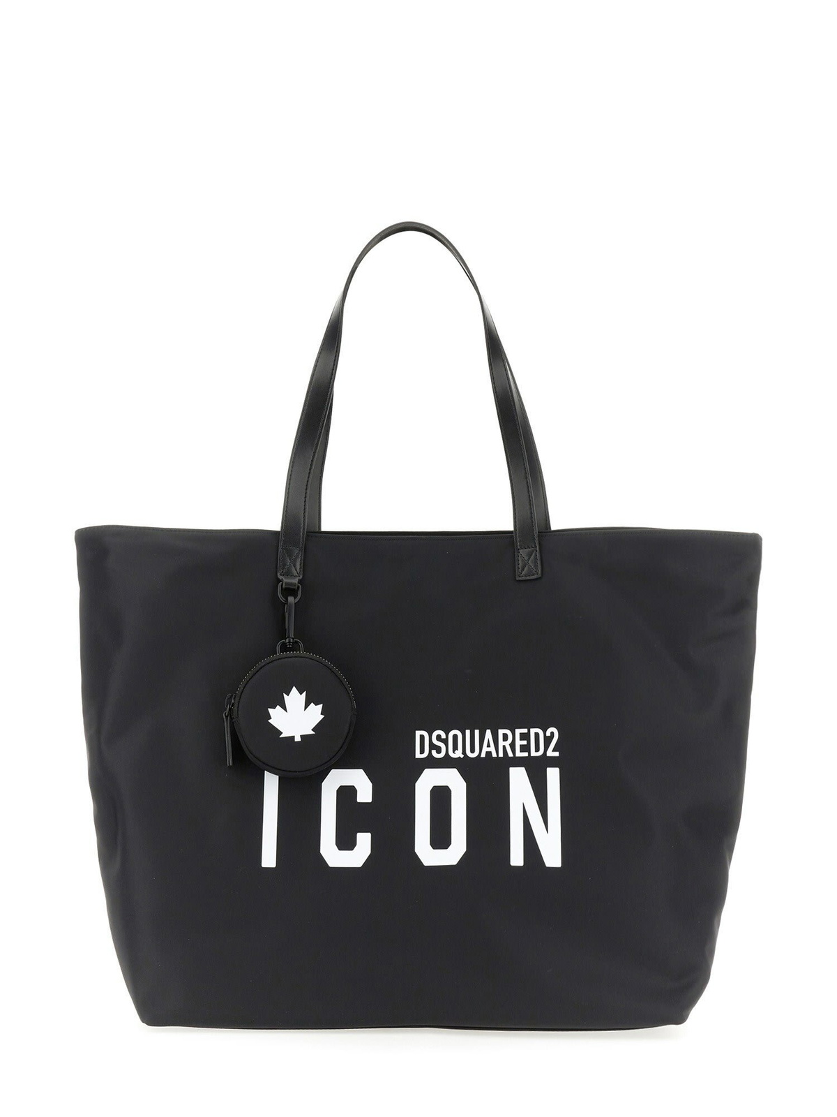 【送料&関税込】Dsquared2 Ivory Logo Shopping Bag Dsquared2 Ivory Logo Shopping Bag Dsquared2