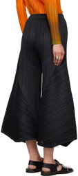 PLEATS PLEASE ISSEY MIYAKE Black Thicker Bottoms 2 Trousers