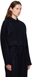LE17SEPTEMBRE Navy Cropped Shirt