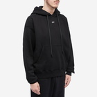 Off-White Men's Stamp Logo Skate Popover Hoodie in Black/White