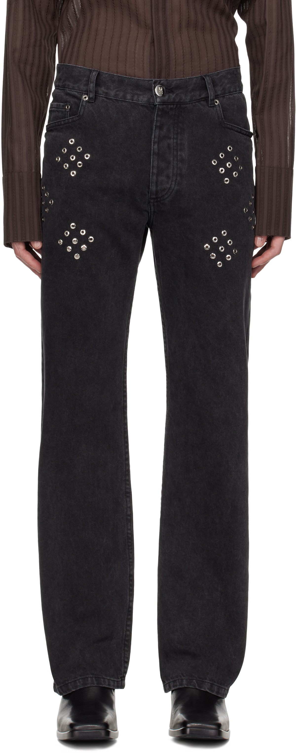 Ludovic de Saint Sernin Black Regular Jeans