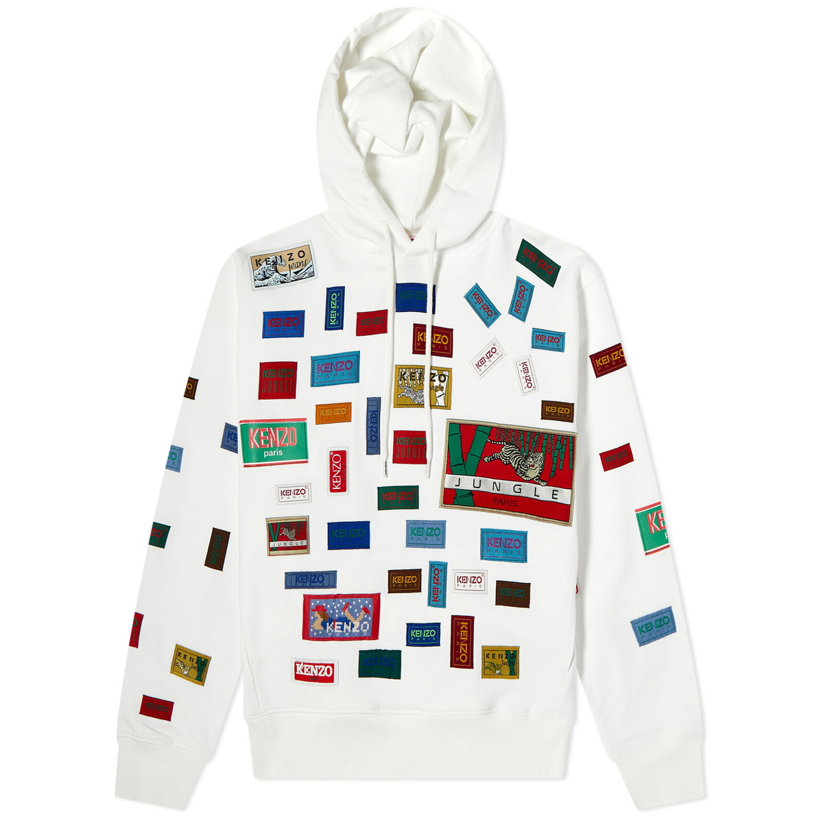 Kenzo Women's Archive Classic Hoodie in Off White Kenzo