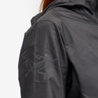 Arc'teryx Women's Norvan Windshell Hoodie Jacket in Black/Graphite