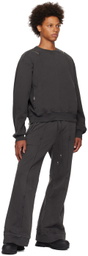 C2H4 Gray Distressed Sweatpants