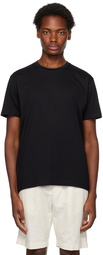 Sunspel Black Riviera Midweight T-Shirt