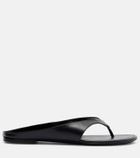 Herbert Levine Sun-kissed leather thong sandals