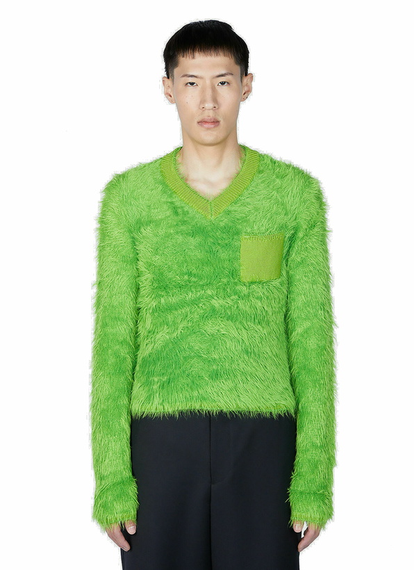 Photo: Acne Studios - Fluffy Sweater in Green