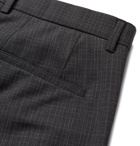 Hugo Boss - Grey Giro Slim-Fit Checked Virgin Wool Suit Trousers - Blue