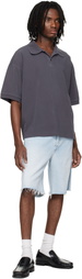 AGOLDE Gray Curren Polo