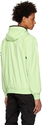Stone Island Green Garment-Dyed Jacket