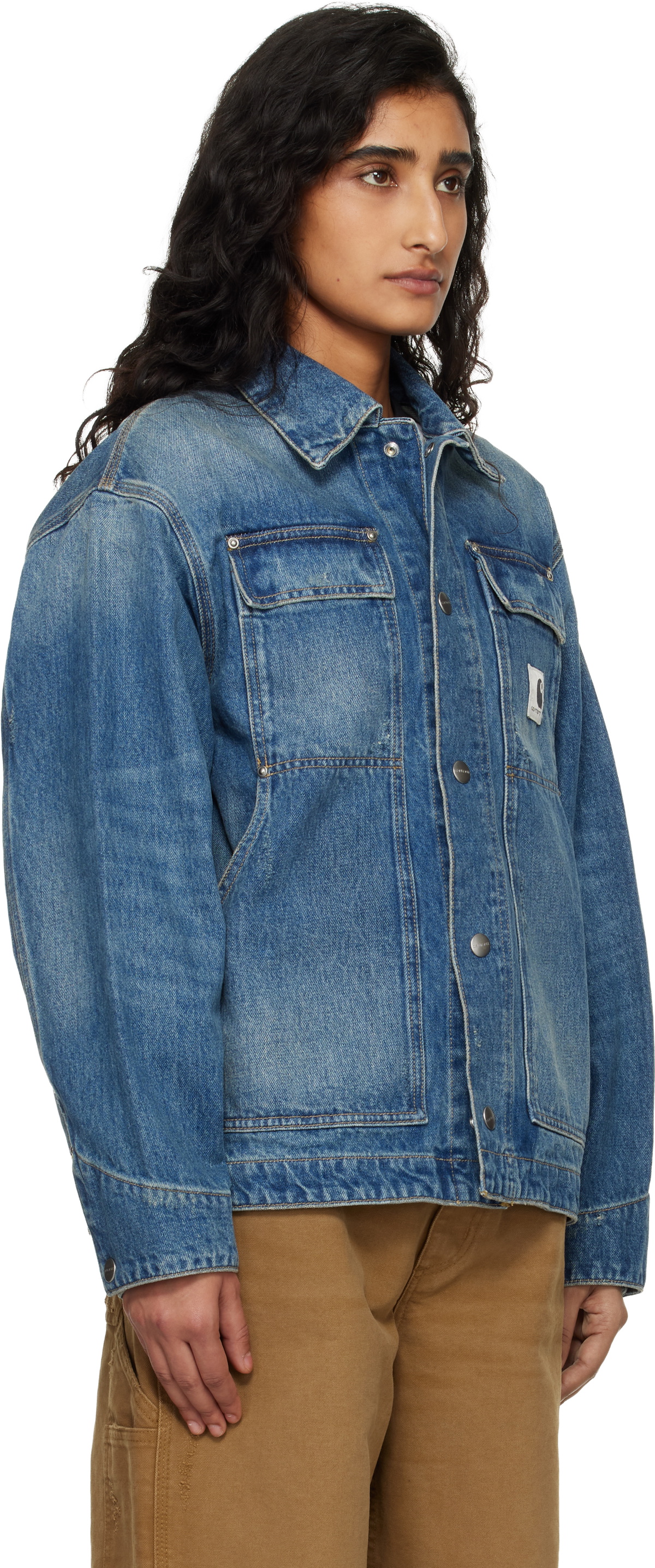 Carhartt Work In Progress Blue OG Arctic Denim Jacket