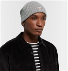 Best Made Company - Cap of Courage Logo-Appliquéd Ribbed Wool Beanie - Gray