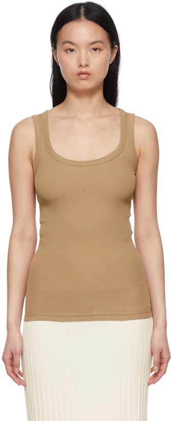 Photo: Boss Beige Organic Cotton Tank Top