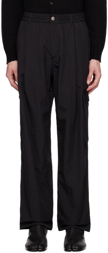 Photo: Solid Homme Black Banding Cargo Pants