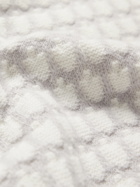 Kiton - Cashmere-Jacquard Sweater - Gray