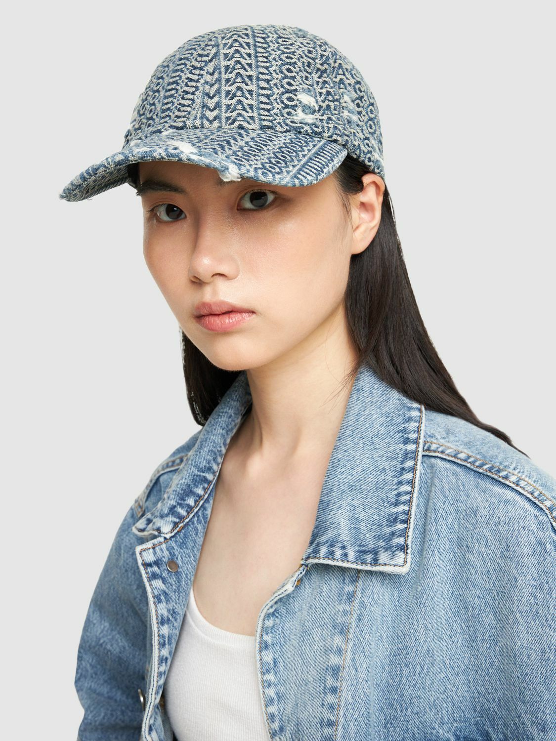 MARC JACOBS - Monogram Baseball Hat Marc Jacobs MARC JACOBS - Monogram Baseball Hat Marc Jacobs