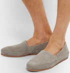 Mulo - Suede Loafers - Gray