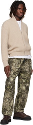 South2 West8 Khaki Belted C.S. Trousers