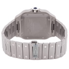 Cartier Santos De Cartier Titanium Large Model Automatic White Dial Watch WSSA0089