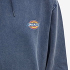 Dickies Men's Icon Washed Hoody in Navy Blue