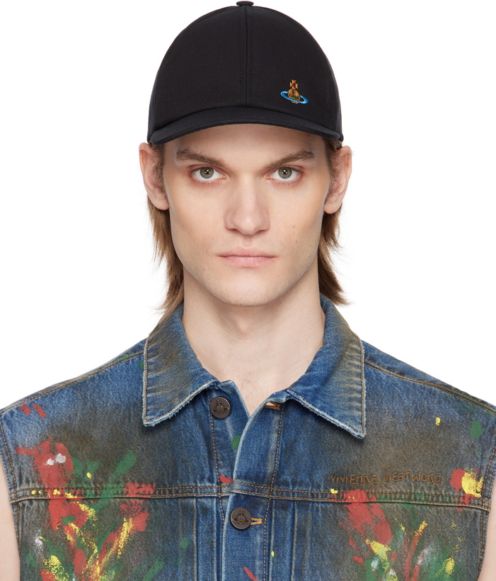 Photo: Vivienne Westwood Black Cotton Baseball Cap
