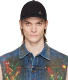 Vivienne Westwood Black Cotton Baseball Cap