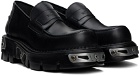 VETEMENTS Black New Rock Edition Loafers