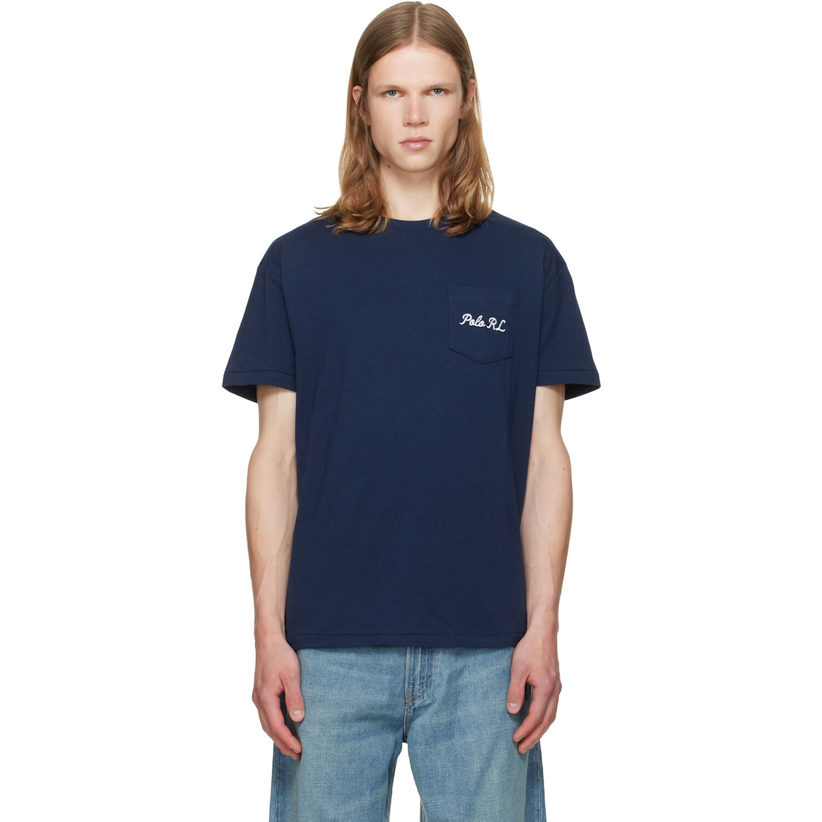 Polo Ralph Lauren Navy Classic Fit Polo Bear Jersey T-shirt