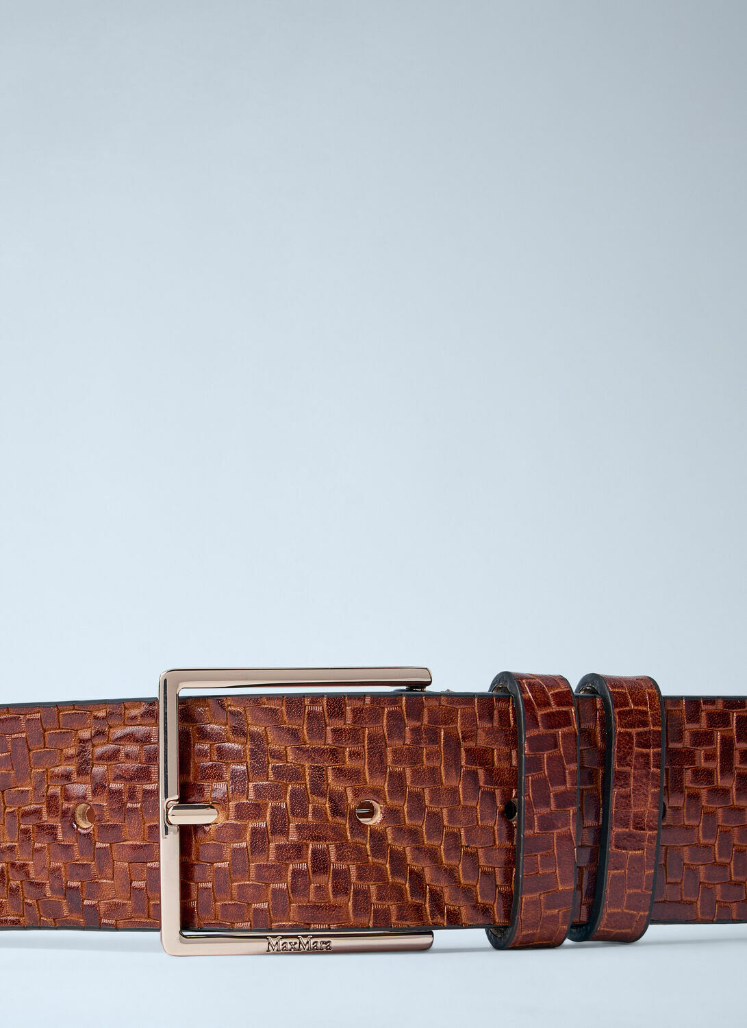 Max Mara Braided Leather Belt