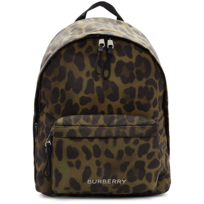 Photo: Burberry Green Leopard Jett Backpack
