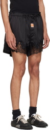 Martine Rose Black French Knicker Shorts
