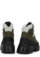 Canada Goose Journey Leather Ankle Boots Khaki