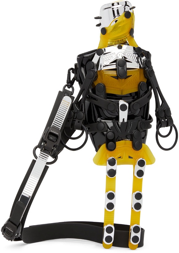 Photo: Innerraum Black & Yellow Robot Fun Messenger Bag