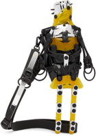 Innerraum Black & Yellow Robot Fun Messenger Bag