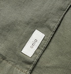 Onia - Vacation Camp-Collar Linen Shirt - Green