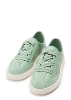 Jimmy Choo Diamond Light Flex Perforated Leather Sneakers Light Green