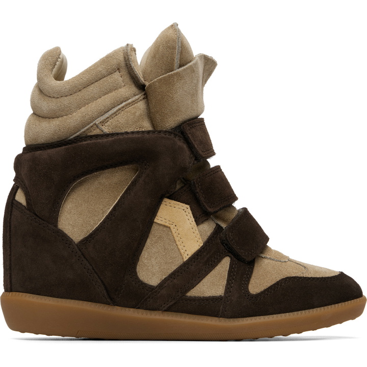 Photo: Isabel Marant Brown & Taupe Bekett Sneakers
