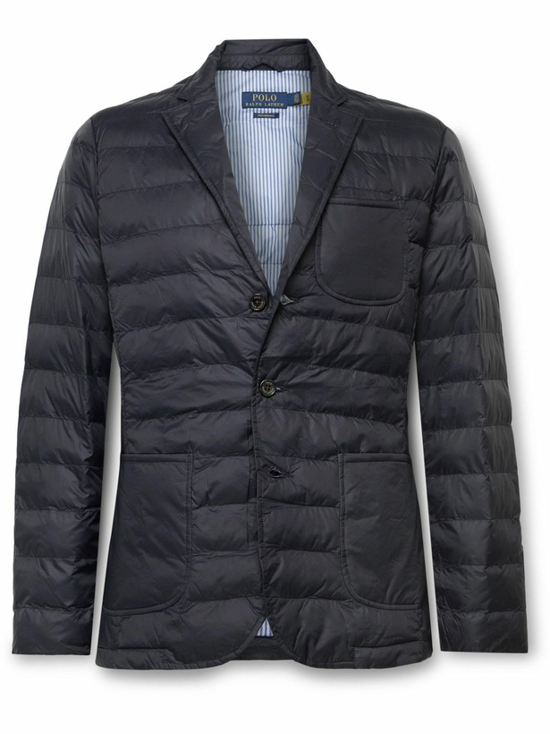 Photo: Polo Ralph Lauren - Terra Quilted Nylon Blazer - Blue