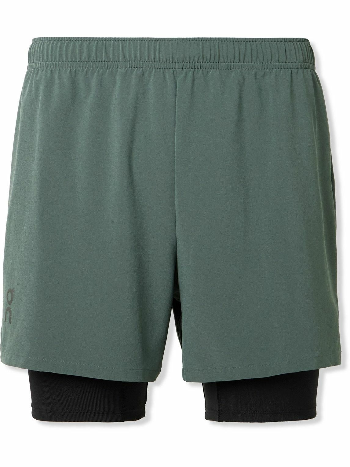 Photo: ON - Pace Straight-Leg Layered CleanCloud® Shorts - Gray