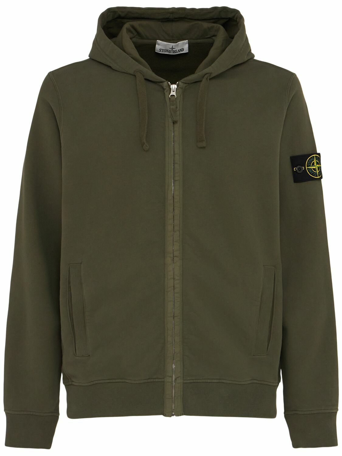 STONE |HOOD/ZIP-UP (615X2 STONE MARINA_‘OL Stone Island Taupe 'Stone Island Marina' Hoodie Stone Island
