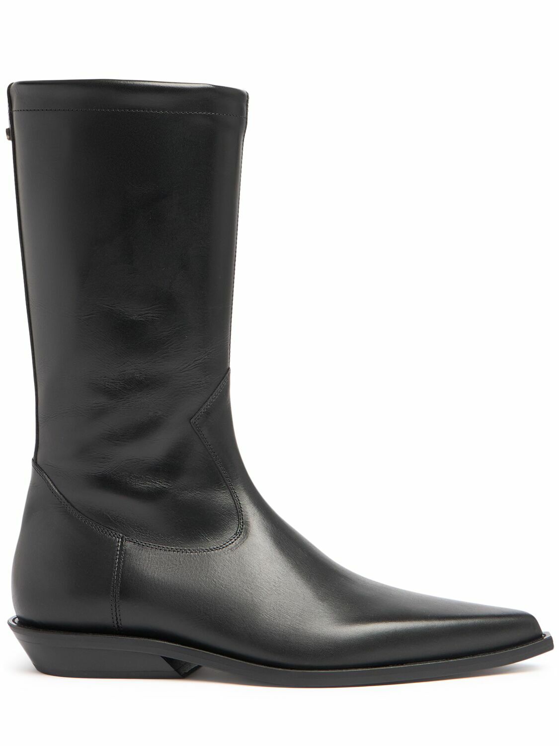 【関税込み】Lijsbet Boots - Ann Demeulemeester - Leather - B Ann Demeulemeester Black Lijsbet Boots Ann Demeulemeester