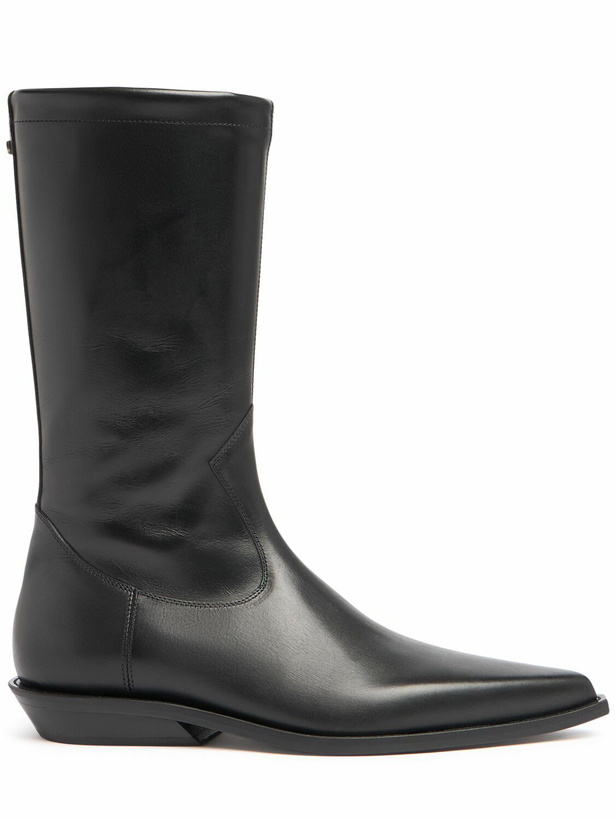 Photo: ANN DEMEULEMEESTER Jani Leather Ankle Boots