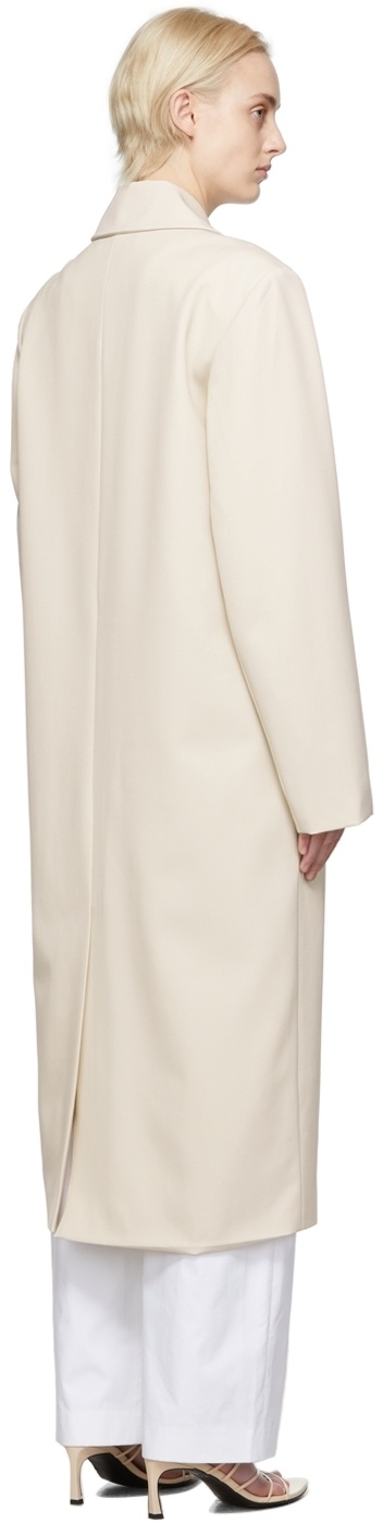 Arch The Beige Stand Collar Coat Arch The