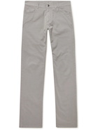 CANALI - Slim-Fit Stretch-Cotton Chinos - Gray