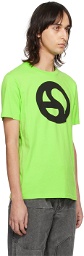Acne Studios Green Graphic T-Shirt