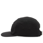 Haglöfs Men's Brand Five Panel Cap in True Black Solid