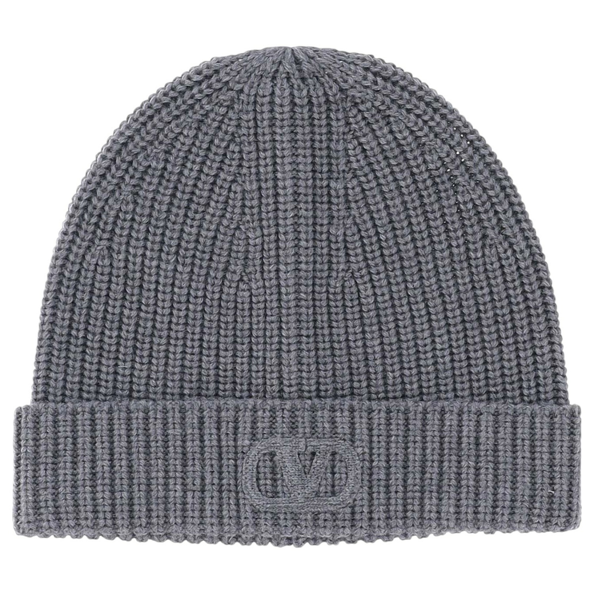 【関税&送料込】Valentino Garavani Beanie Valentino Garavani Jacquard Logo Motif Beanie | Blue | FARFETCH