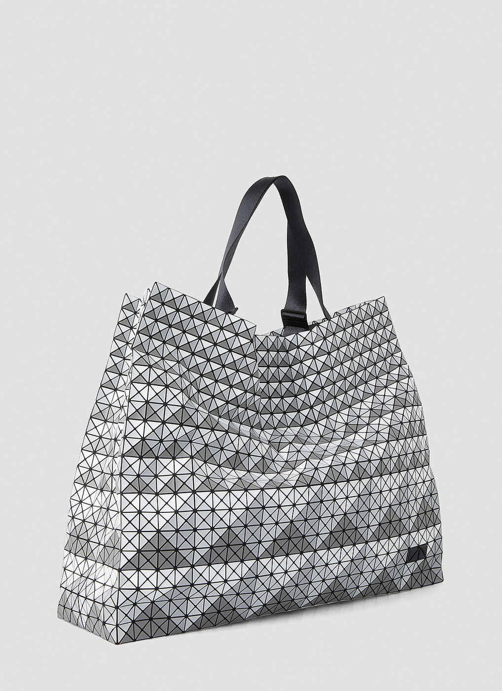 Cart Tote Bag in Grey Bao Bao Issey Miyake