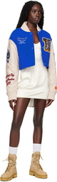 Heron Preston White Corset Minidress
