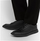 Berluti - Logo-Print Leather Sneakers - Black